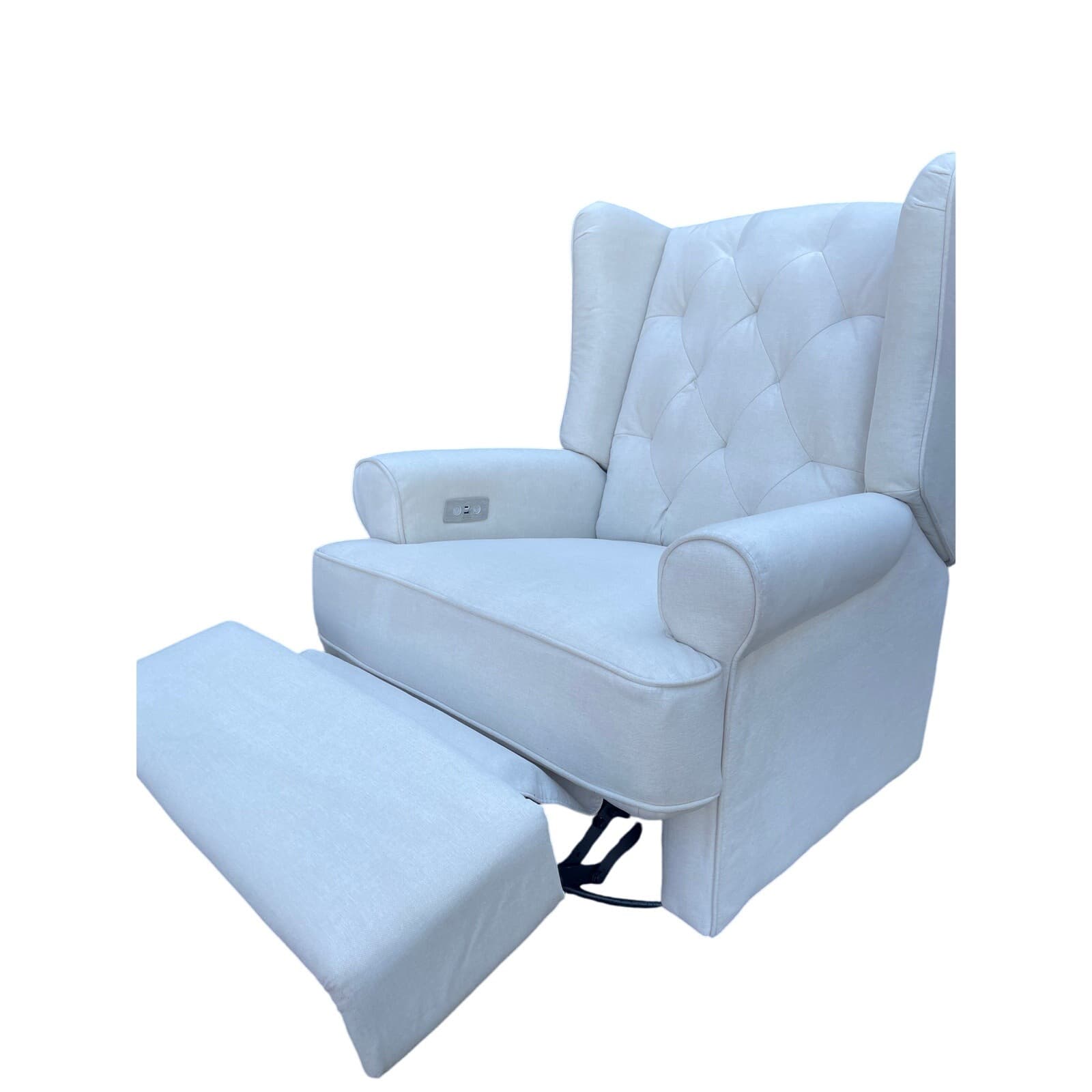 Harbour Electronic Recliner and Swivel Glider in Eco-Performance Fabric with USB - Thumbnail 8