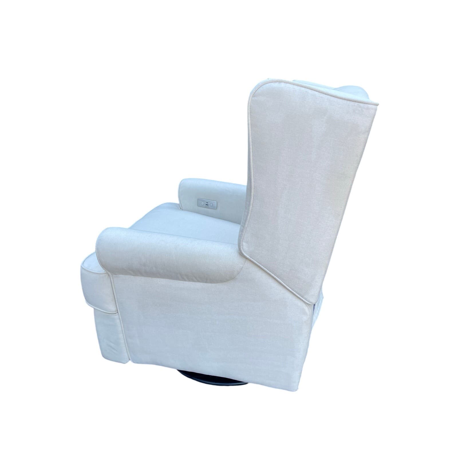 Harbour Electronic Recliner and Swivel Glider in Eco-Performance Fabric with USB - Thumbnail 3