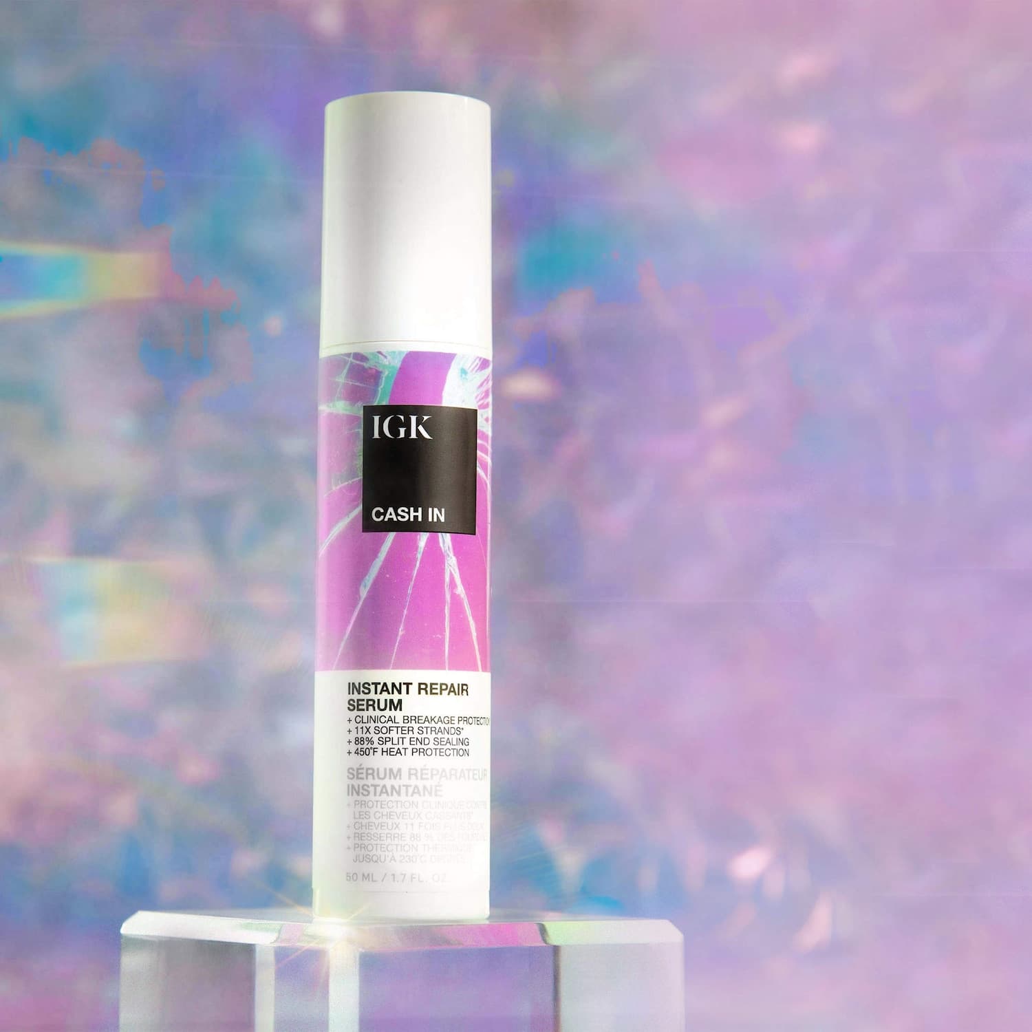 IGK Cash in Instant Repair Multitasking Hair Serum 1.7 Oz / 50 Ml - Thumbnail 4