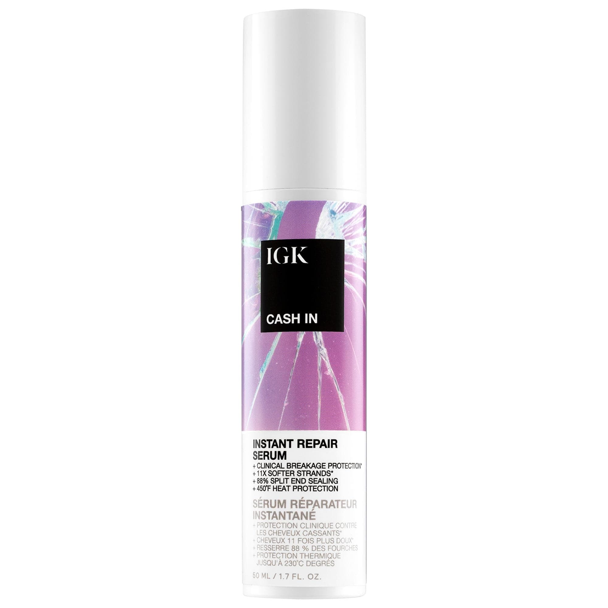 IGK Cash in Instant Repair Multitasking Hair Serum 1.7 Oz / 50 Ml - Thumbnail 3