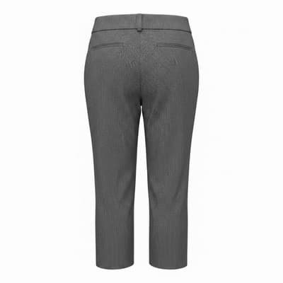 Rafaella Women’s Straight Leg Black Pinstripe Pants (14) - Thumbnail 2