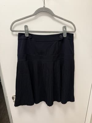 Grace Elements Black Pleated Short Skirt Size 10P - Thumbnail 2