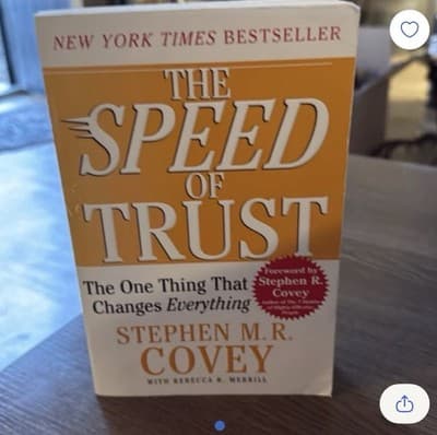 SPEED of Trust : The One Thing That Changes Everything by Stephen M. R. Covey - Image 1
