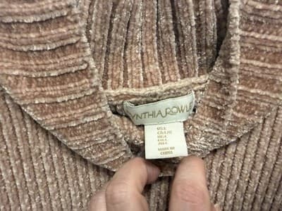 Cynthia Rowley Women's Pink Sweater Size L - Thumbnail 2