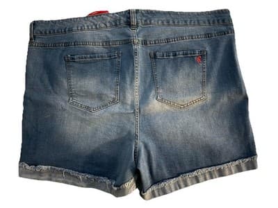 NWT Molly & Isadora Womens Jean Shorts Size 24 - Thumbnail 3
