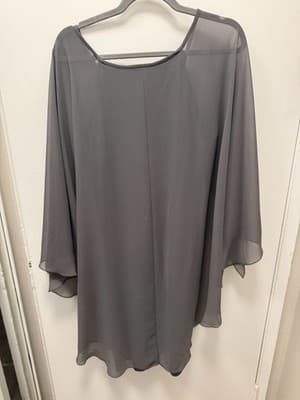 Iman Grey Dress Women’s Size L - Thumbnail 2