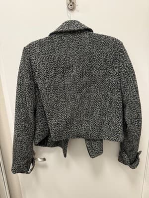 Covington Tweed Black And White Zip Up Jacket Women's Size 15 - Thumbnail 4