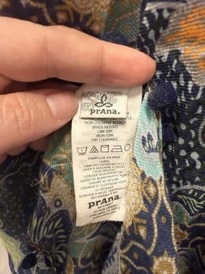prAna Light Weight Blue Women’s Scarf - Thumbnail 3