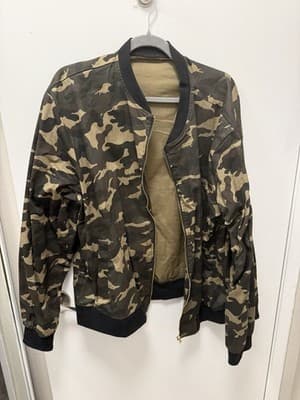SHEIN Camo Women’s Unlined Lightweight Jacket Size 2XL - Thumbnail 2