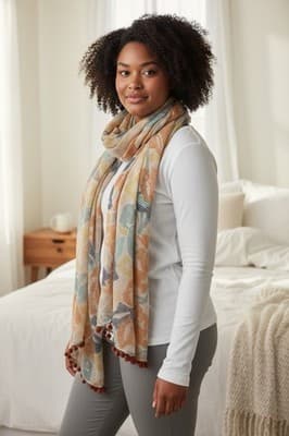 prAna Light Mauve Scarf - Image 1