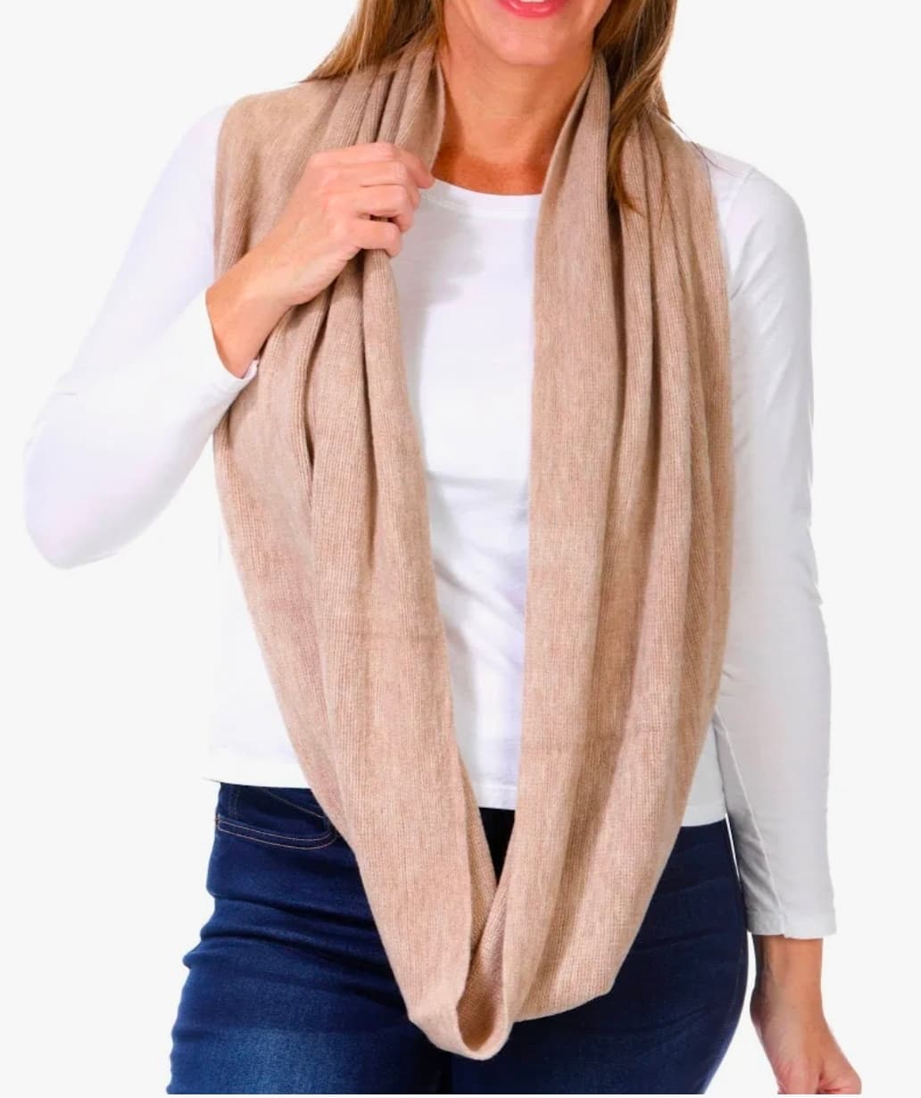 Infinity Scarf by C.C. 6 Ways to Wear White