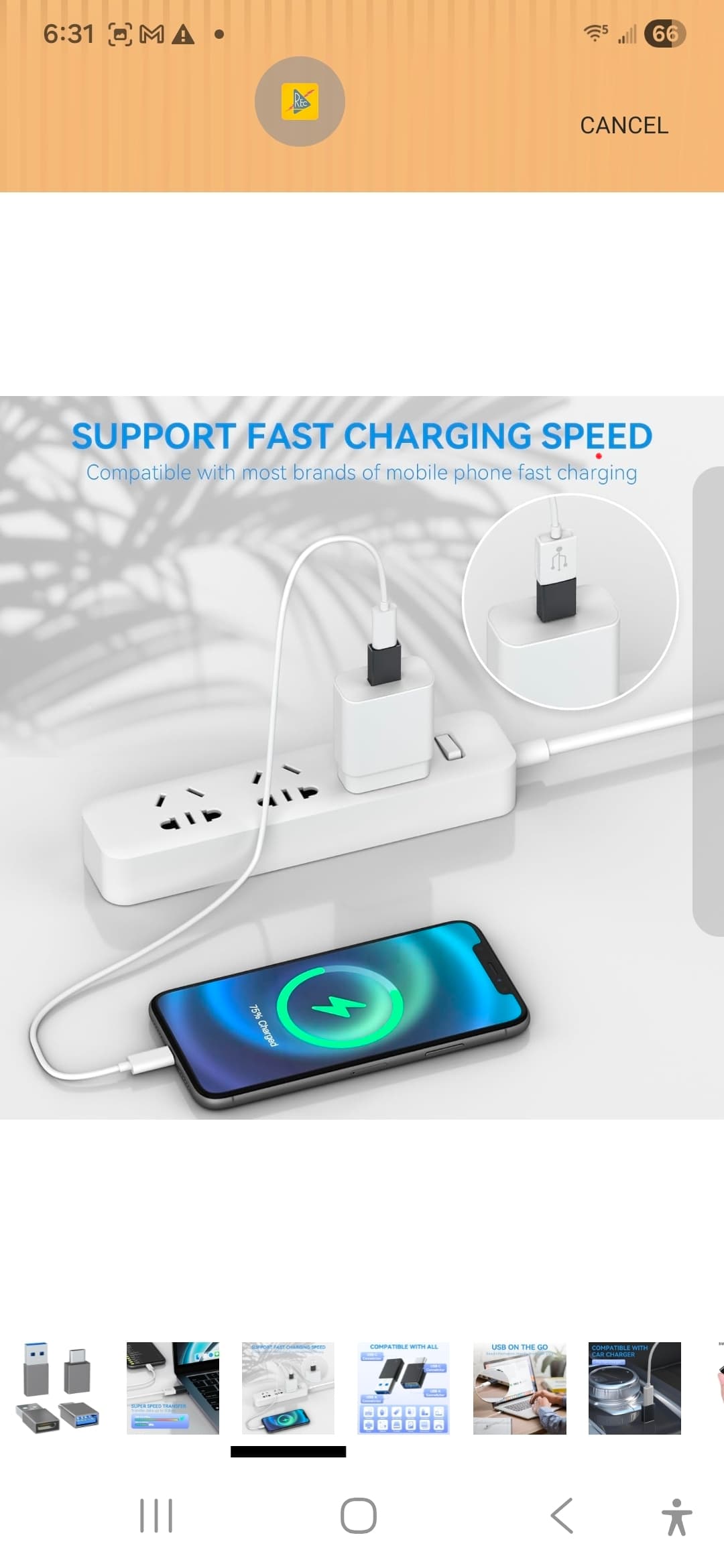 2 USB C to USB 3.0 + 2 USB 3.0 to USB C Adapter for Fast Charging and Data Transfer - Thumbnail 3