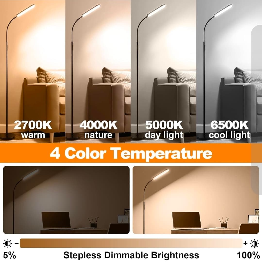 MARCTRONIC 18W Floor Lamp Remote Control - Thumbnail 6
