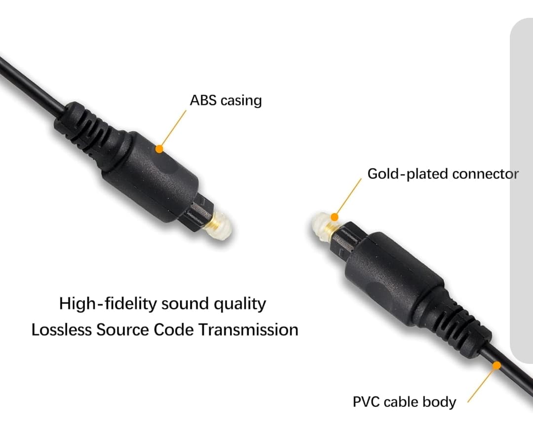 Digital Fiber Optic Audio Cable SC Connector - Thumbnail 7