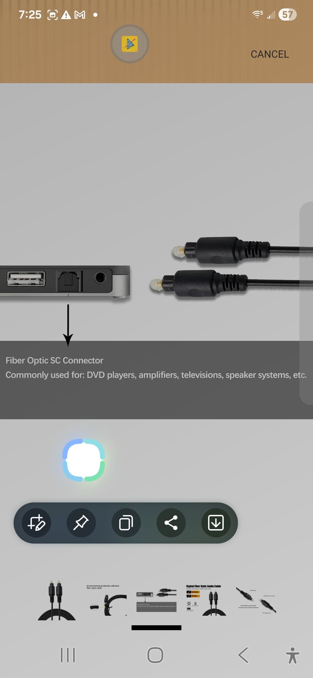 Digital Fiber Optic Audio Cable SC Connector - Thumbnail 6