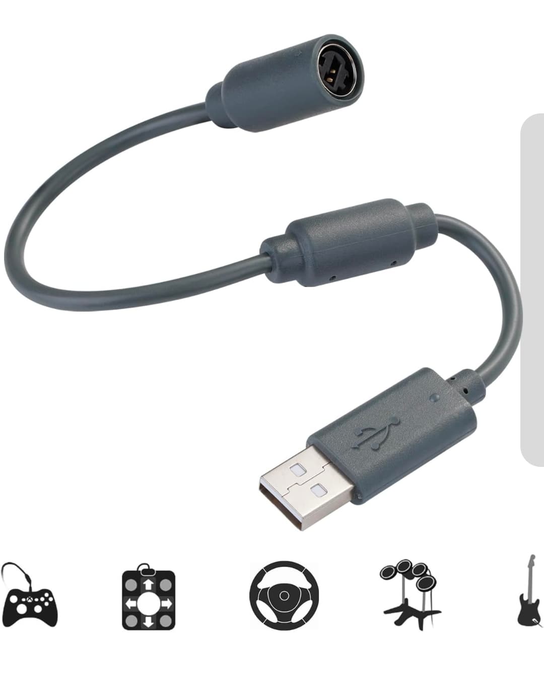 Universal USB Breakaway Cable for Gaming Controllers - Image 1