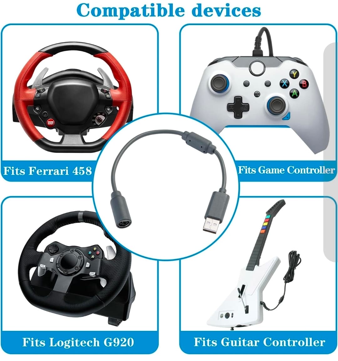 Universal USB Breakaway Cable for Gaming Controllers - Thumbnail 2