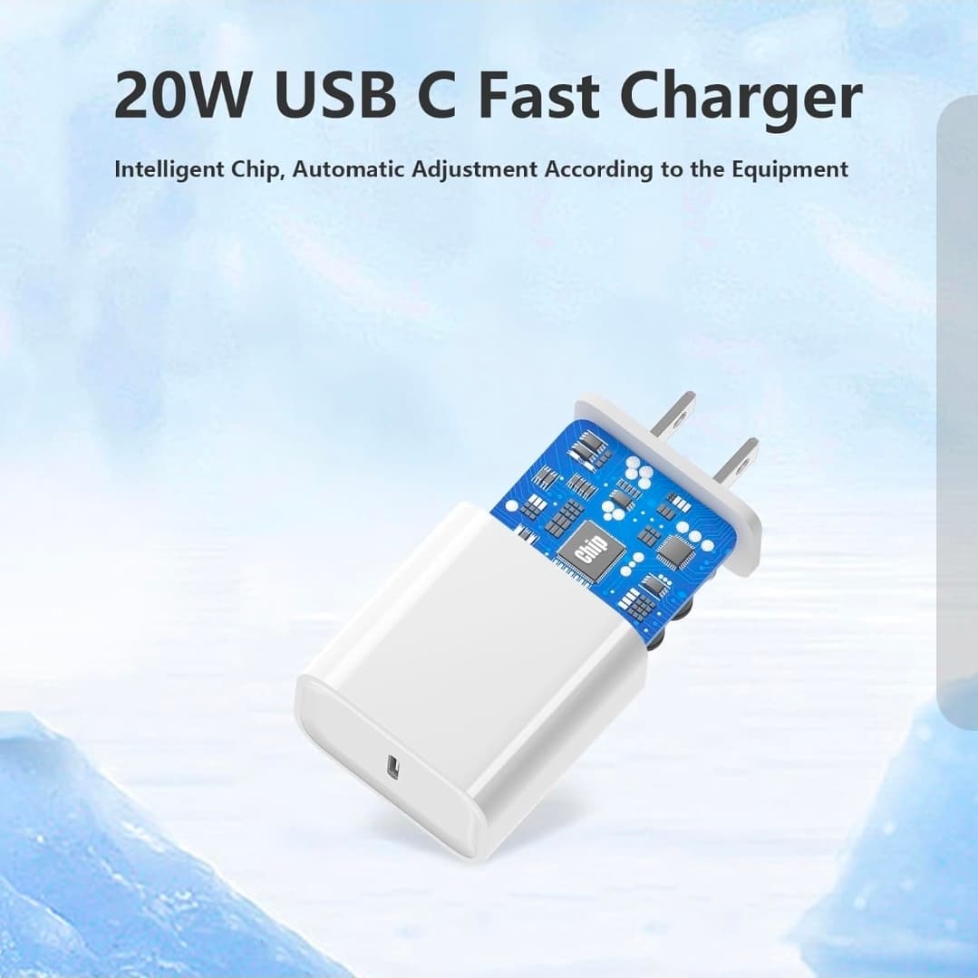 20W USB-C Fast Charger Compact Portable Power Adapter - Thumbnail 2