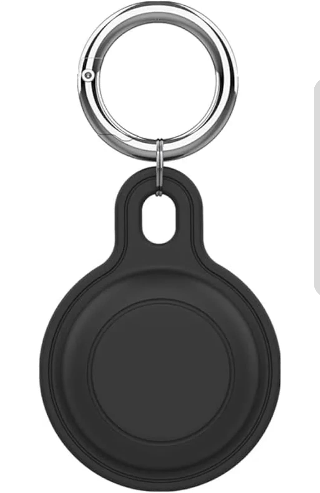 Silicone Keychain Holder works with Apple AirTag - 4 Pack, Multi-Color - Thumbnail 6