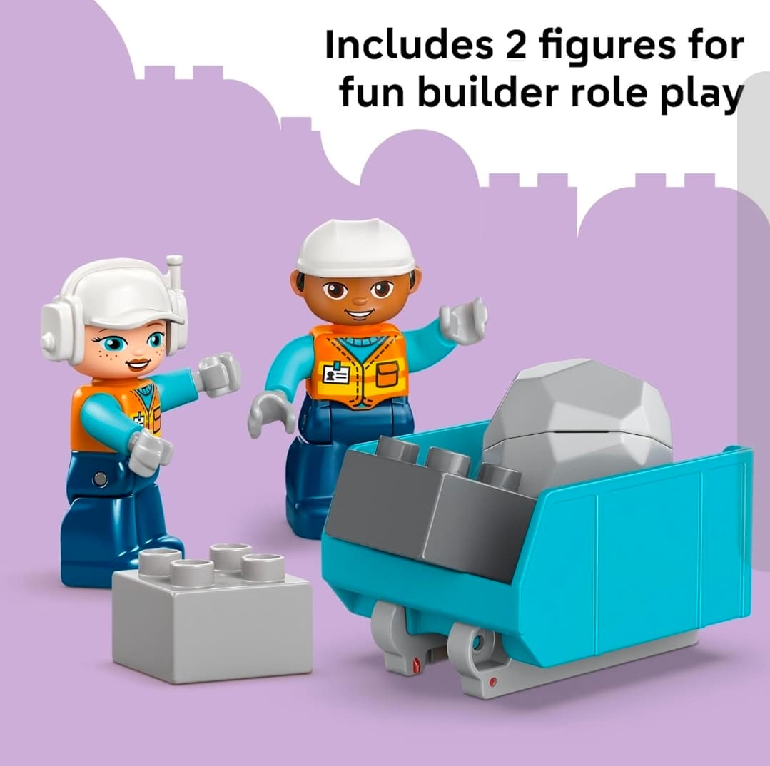 LEGO DUPLO 10975 3-in-1 Construction Vehicles Set - Thumbnail 6