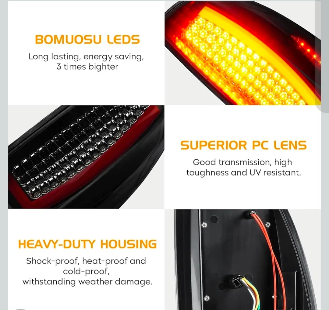 Tail Light + 3rd Third Brake Cargo Lamp for 2005-2015 Toyota Tacoma - Thumbnail 7