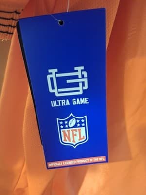 NFL Chicago Bears Ultra Game Orange Embroidered Jersey Size Large - Thumbnail 5