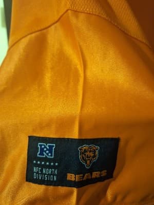 NFL Chicago Bears Ultra Game Orange Embroidered Jersey Size Large - Thumbnail 4