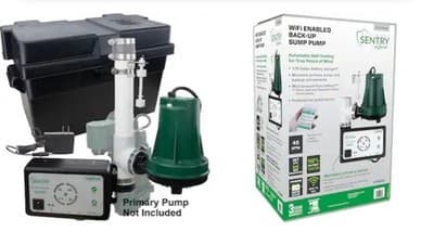 Zoeller 12 -Volt 45-Gallon Thermoplastic Battery-powered sump pump Model #STBB30 - Thumbnail 2