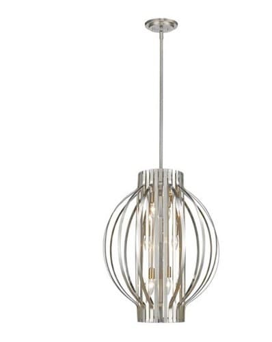 Z-Lite 436-20BN Moundou - 6 Light Pendant in Metropolitan Style - 20 Inches Wide