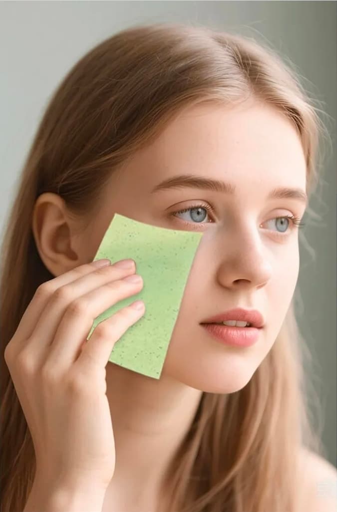 Oil Absorbing Sheets 3 Packs of 100 Natural Blotting Papers - Thumbnail 3