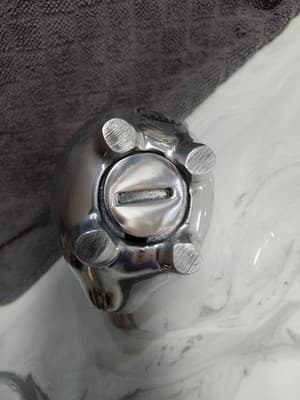 Silver Tone Piggy Bank with Gold Crown by Lunares San Francisco Handcrafted - Thumbnail 6
