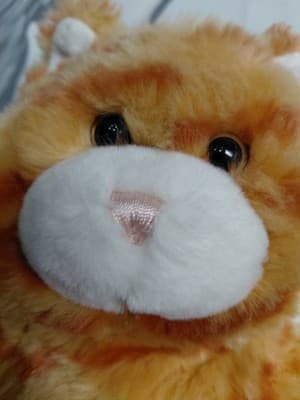 Build-A-Bear Orange Tabby Cat Striped Plush Stuffed Animal 16-inch - Image 1