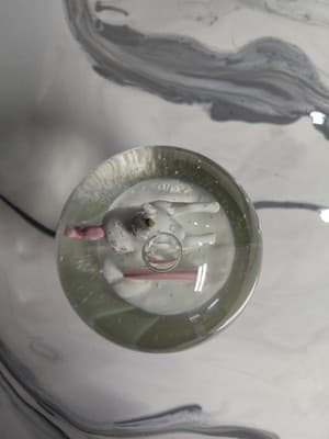 Believe In Magic Musical Unicorn & Rainbow Snow Globe With Pink Base - Thumbnail 6