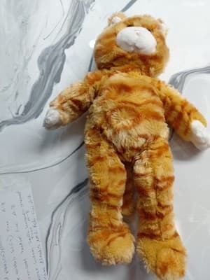 Build-A-Bear Orange Tabby Cat Striped Plush Stuffed Animal 16-inch - Thumbnail 2