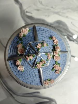 DISNEY Gazebo Wedding MICKEY MINNIE MOUSE Snow Globe DANCING Waltz MUSICAL WORKS - Thumbnail 3