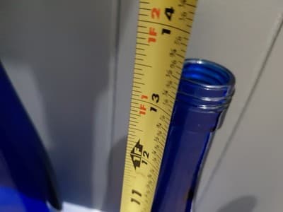 Cobalt Blue Bottles Set (4) Vintage Very Pretty Home Decor - Thumbnail 5