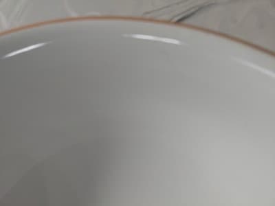 CWC Vintage Ceramic Serving Bowl Set (3) Made In Italy. White Embossed Fruit - Thumbnail 19