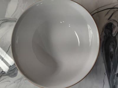 CWC Vintage Ceramic Serving Bowl Set (3) Made In Italy. White Embossed Fruit - Thumbnail 20
