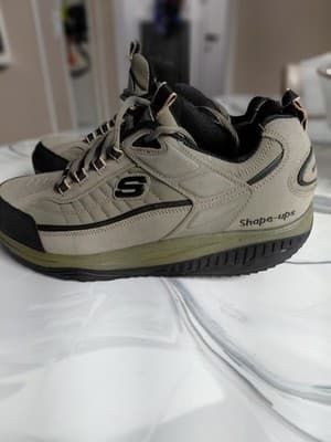 Mens Leather Sketchers Shape Up Walking Shoes 52000 SZ 11 - Thumbnail 2