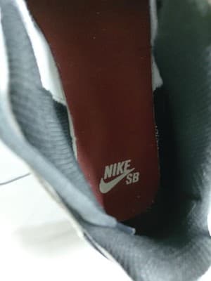 Nike SB White Gray Red Low Top Suede Rubber Mesh Skateboard Sneakers - Thumbnail 8