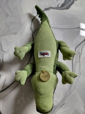Xavage Green Alligator Soft Cuddly Stuffed Animal Plush Toy for Kids Gift - Thumbnail 2