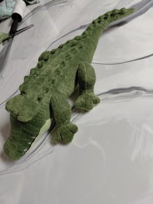 Xavage Green Alligator Soft Cuddly Stuffed Animal Plush Toy for Kids Gift