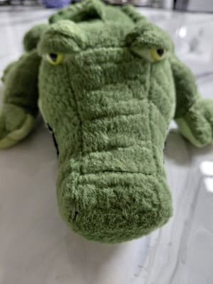 Xavage Green Alligator Soft Cuddly Stuffed Animal Plush Toy for Kids Gift - Thumbnail 5