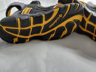 Columbia Youth Castle Rock Sandal Black Yellow Boys US 13 Adjustable Strap - Thumbnail 5