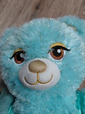 Build-A-Bear Disney Aladdin Plush Bear Blue Sparkly Outfit Medium 14-24in - Thumbnail 4