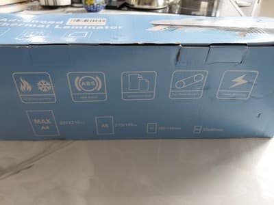 Advanced Thermal Laminator Max A4 Size ABS Button Two Roller System Blue - Thumbnail 3