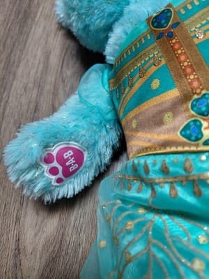 Build-A-Bear Disney Aladdin Plush Bear Blue Sparkly Outfit Medium 14-24in - Thumbnail 5
