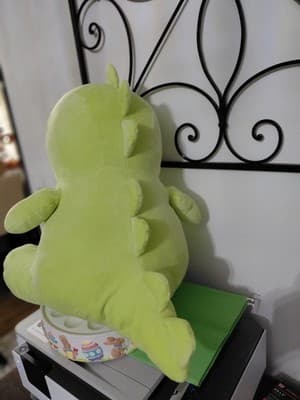 Adorable Jumbo 24" So Soft Stuffed Plush Dinosaur Green - Thumbnail 2