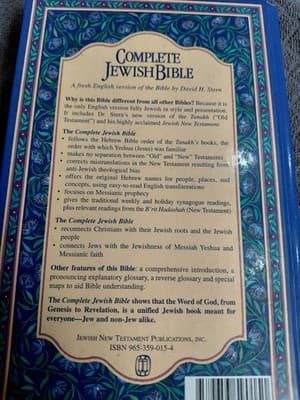 Complete Jewish Bible : An English Version of the Jewish BIBLE BY DAVID H. STERN - Thumbnail 4