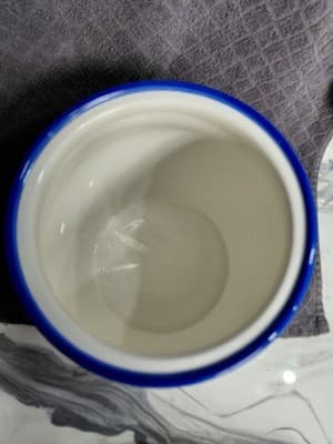 Inspirado Stonelite Dog Treat Biscuit Bone Canister Cookie Jar Hand Painted - Thumbnail 5